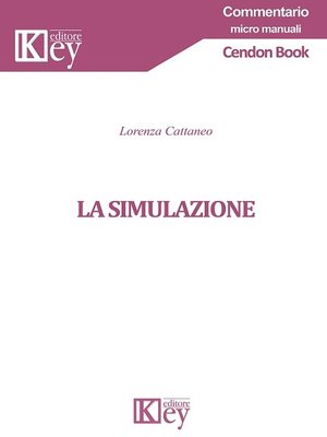 cover image of La simulazione
